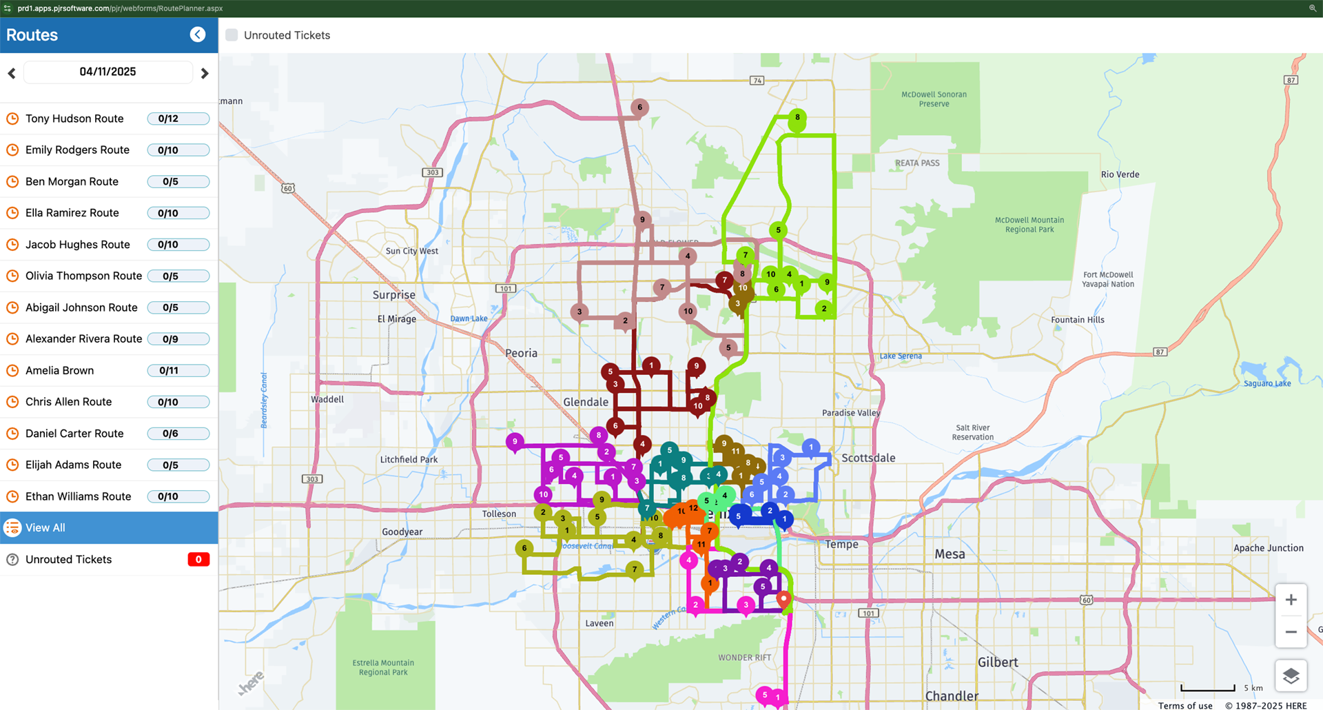 PJR Software Optimized Routing
